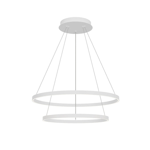 Cerchio LED Chandelier White