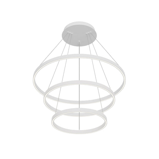 Cerchio LED Chandelier White