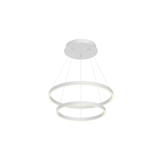 Cerchio LED Chandelier White