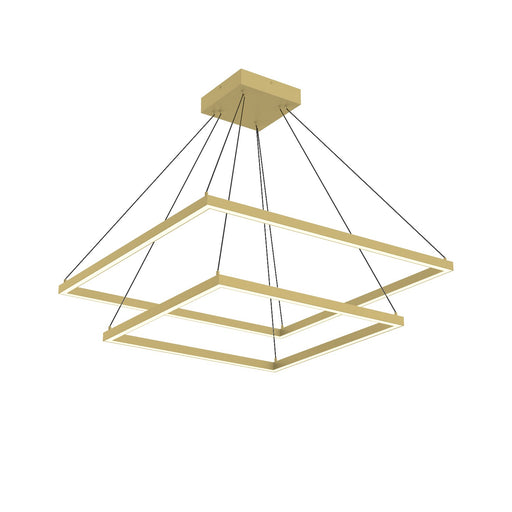 Piazza LED Chandelier Brushed Gold