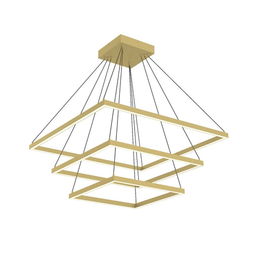 Piazza LED Chandelier Brushed Gold