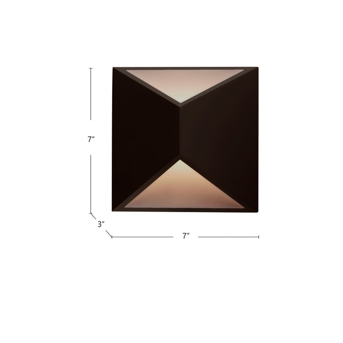 Kuzco Lighting - EW60307-BZ - LED Outdoor Wall Lantern - Indio - Bronze