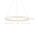 Kuzco Lighting - PD80340-WH - LED Pendant - Cumulus Minor - White