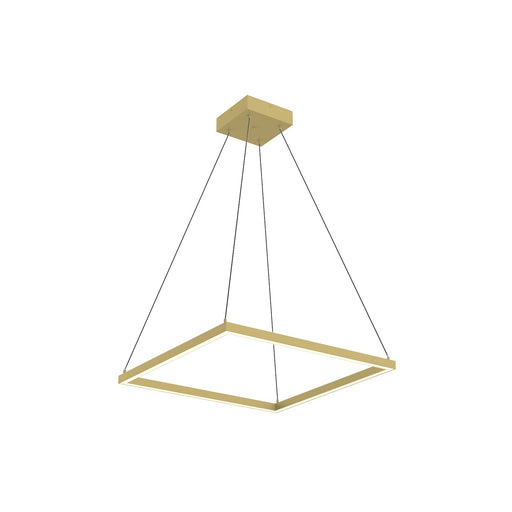 Piazza LED Pendant Brushed Gold