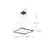 Kuzco Lighting - PD88124-BK - LED Pendant - Piazza - Black