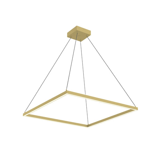 Piazza LED Pendant Brushed Gold