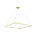 Kuzco Lighting - PD88160-BG - LED Pendant - Piazza - Brushed Gold