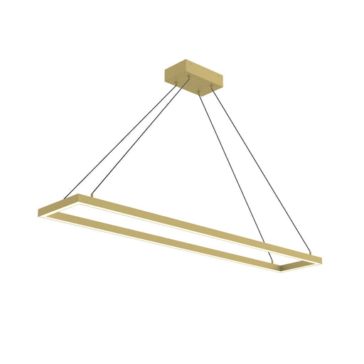 Piazza LED Pendant Brushed Gold
