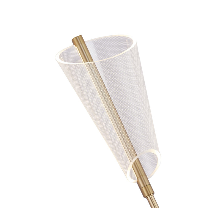 Kuzco Lighting - WS62524-BG/LG - LED Wall Sconce - Mulberry - Brushed Gold/Light Guide