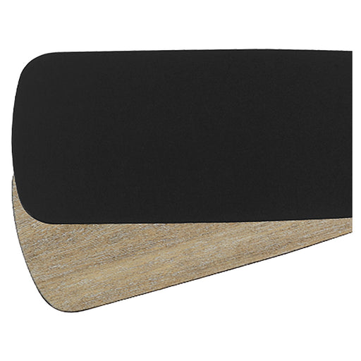 Ovation Fan Blade Matte Black / Weathered Oak