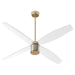 Quorum - 3-116-40 - 60"Ceiling Fan - Samaran - Aged Brass