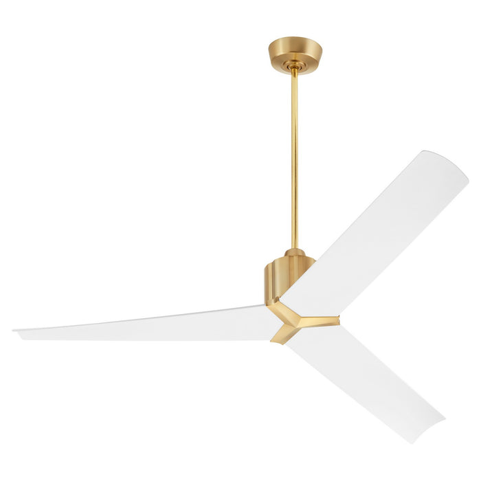 Quorum - 3-117-406 - 60"Ceiling Fan - Strato - Aged Brass