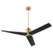 Quorum - 3-117-415 - 60"Ceiling Fan - Strato - Aged Brass
