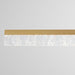 Oxygen - 3-421-40 - LED Linear Pendant - Landon - Aged Brass