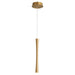 Quorum - 3-6004-40 - LED Pendant - Sabre - Aged Brass