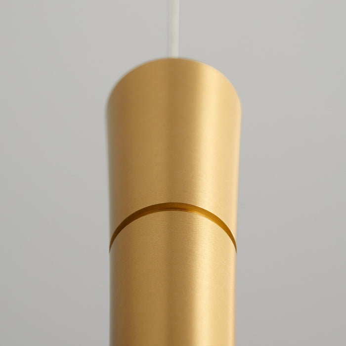 Quorum - 3-6004-40 - LED Pendant - Sabre - Aged Brass
