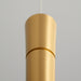 Quorum - 3-6004-40 - LED Pendant - Sabre - Aged Brass