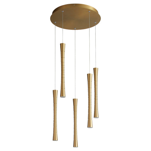 Quorum - 3-6005-40 - LED Pendant - Sabre - Aged Brass