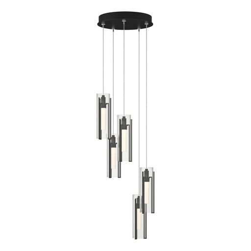 Exos Glass LED Pendant Black