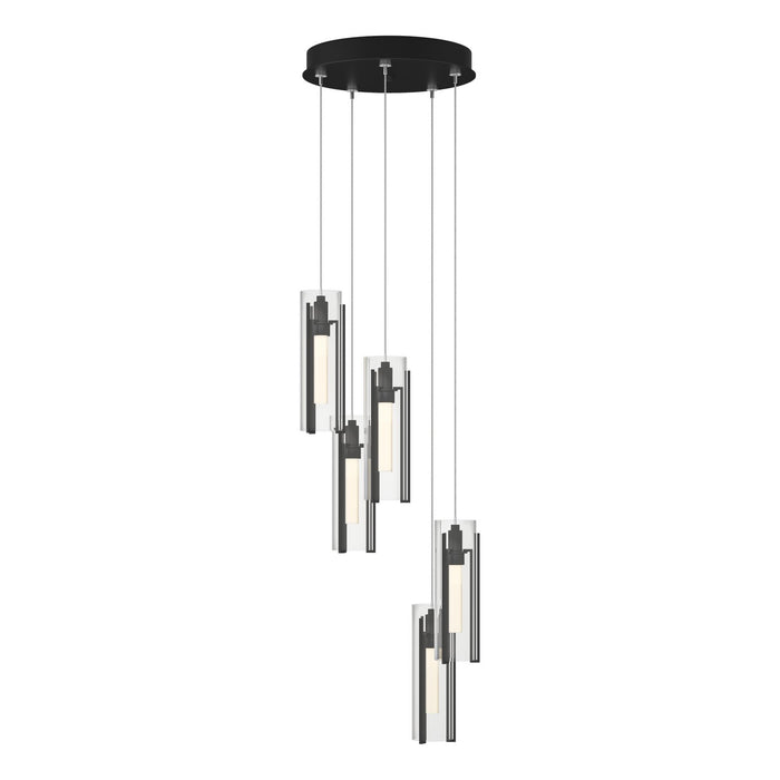 Hubbardton Forge - 131124-SKT-STND-10-ZM0065 - LED Pendant - Exos Glass - Black