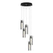 Hubbardton Forge - 131124-SKT-STND-10-ZM0065 - LED Pendant - Exos Glass - Black