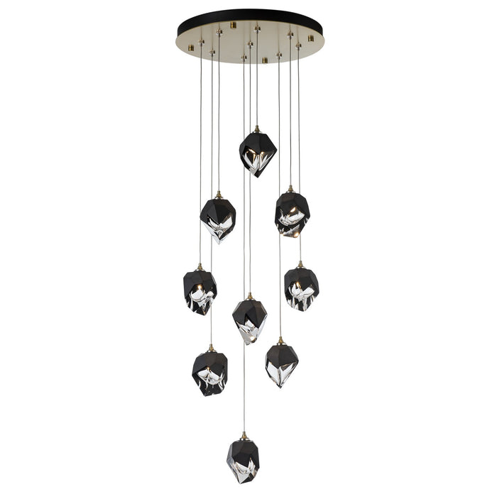 Hubbardton Forge - 131140-SKT-LONG-86-BP0754 - LED Pendant - Chrysalis - Modern Brass