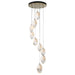 Hubbardton Forge - 131141-SKT-LONG-86-WP0755 - LED Pendant - Chrysalis - Modern Brass