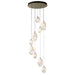 Hubbardton Forge - 131142-SKT-LONG-86-WP0756 - LED Pendant - Chrysalis - Modern Brass