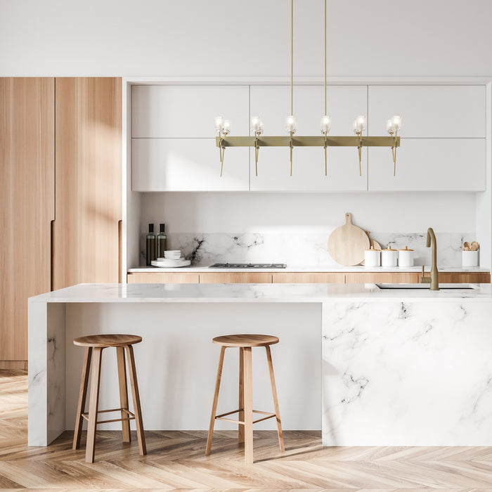 Hubbardton Forge - 131525-SKT-MULT-86-YC0369 - LED Pendant - Echo - Modern Brass