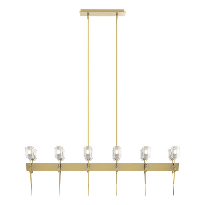 Hubbardton Forge - 131525-SKT-MULT-86-YC0369 - LED Pendant - Echo - Modern Brass