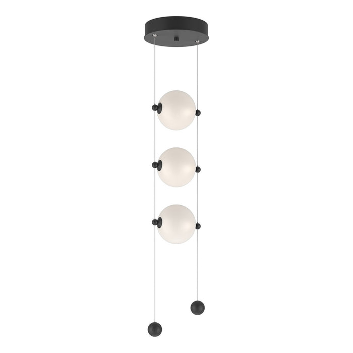 Hubbardton Forge - 139059-LED-STND-10-GG0668 - LED Pendant - Abacus - Black