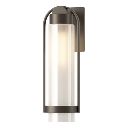 Alcove One Light Outdoor Wall Sconce Coastal Dark Smoke