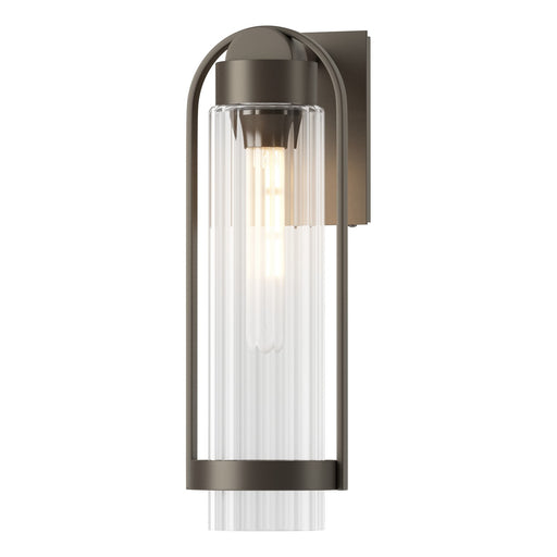Alcove One Light Outdoor Wall Sconce Coastal Dark Smoke