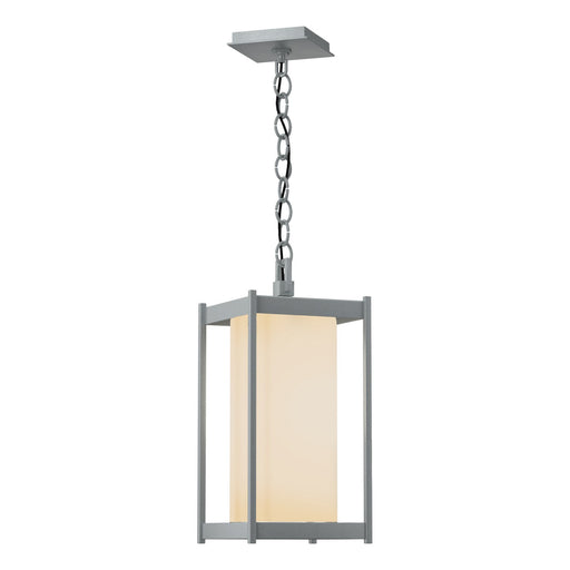 Cela One Light Outdoor Lantern Coastal Burnished Steel