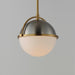 Maxim - 12411SWSNSBR - One Light Pendant - Duke - Satin Nickel / Satin Brass