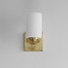 Maxim - 20030SWSBR - One Light Wall Sconce - Deven - Satin Brass