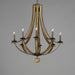 Maxim - 20348DWAR - Eight Light Chandelier - Basque - Driftwood/Anthracite