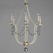 Maxim - 20486ECVG - Six Light Chandelier - Formosa - Ecru/Venetian Gold