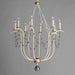 Maxim - 20488ECVG - Eight Light Chandelier - Formosa - Ecru/Venetian Gold