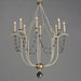 Maxim - 20488ECVG - Eight Light Chandelier - Formosa - Ecru/Venetian Gold
