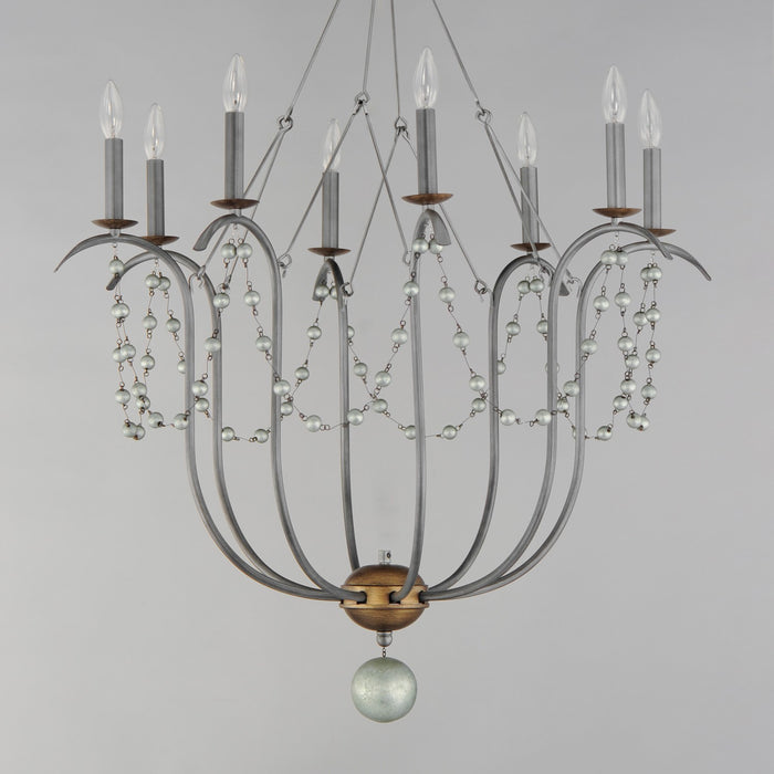 Maxim - 20488GN - Eight Light Chandelier - Formosa - Golden Noir