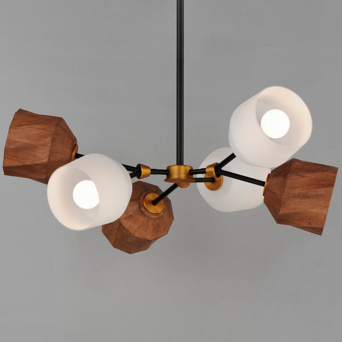 Maxim - 28276DBZAB - LED Pendant - Akimbo - Dark Bronze/Antique Brass
