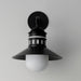 Maxim - 35124SWBK - One Light Outdoor Wall Sconce - Admiralty - Black