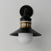 Maxim - 35124SWBKAB - One Light Outdoor Wall Sconce - Admiralty - Black / Antique Brass