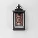 Maxim - 40804CLACPBK - One Light Outdoor Wall Sconce - Yorktown VX - Black/Aged Copper