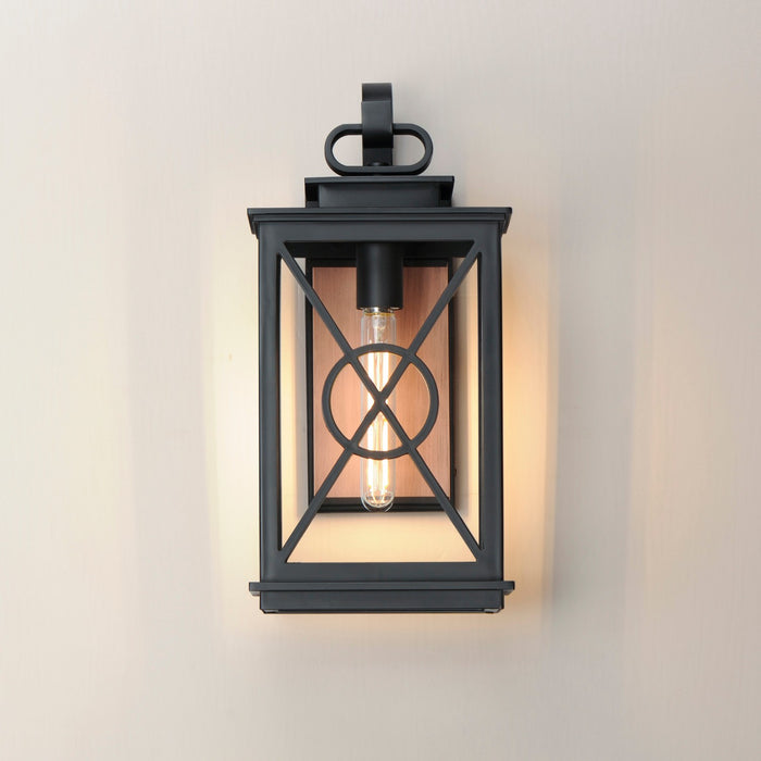 Maxim - 40804CLACPBK - One Light Outdoor Wall Sconce - Yorktown VX - Black/Aged Copper