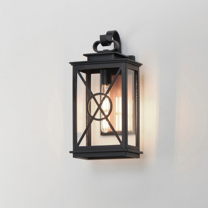 Maxim - 40804CLACPBK - One Light Outdoor Wall Sconce - Yorktown VX - Black/Aged Copper