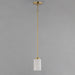Maxim - 90030SWSBR - One Light Mini Pendant - Deven - Satin Brass