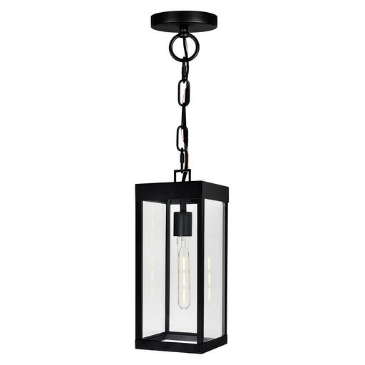CWI Lighting - 1695P7-1-101 - One Light Outdoor Hanging Lantern - Windsor - Black