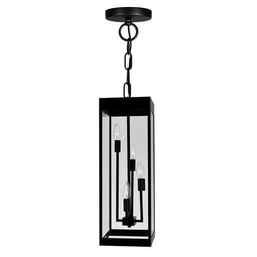 CWI Lighting - 1695P8-4-101 - Four Light Outdoor Hanging Lantern - Windsor - Black